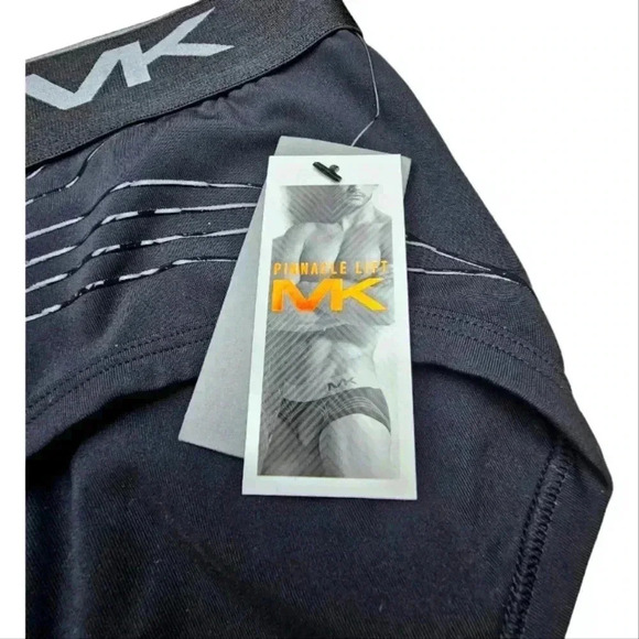 MICHAEL KORS MK PINNACLE LIFT BRIEFS BLACK # S81L001131 SIZE XL NWT - Picture 4 of 8